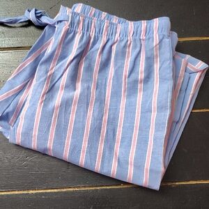GAP Blue and Pink Striped Pajama Pants